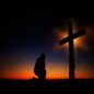 cross sunset humility devotion 1448946